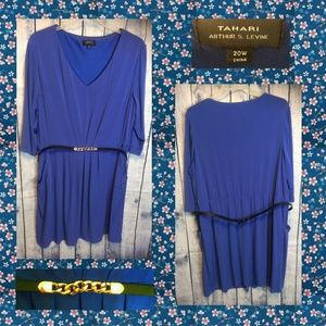 Royal Blue dress by Tahari size 20W